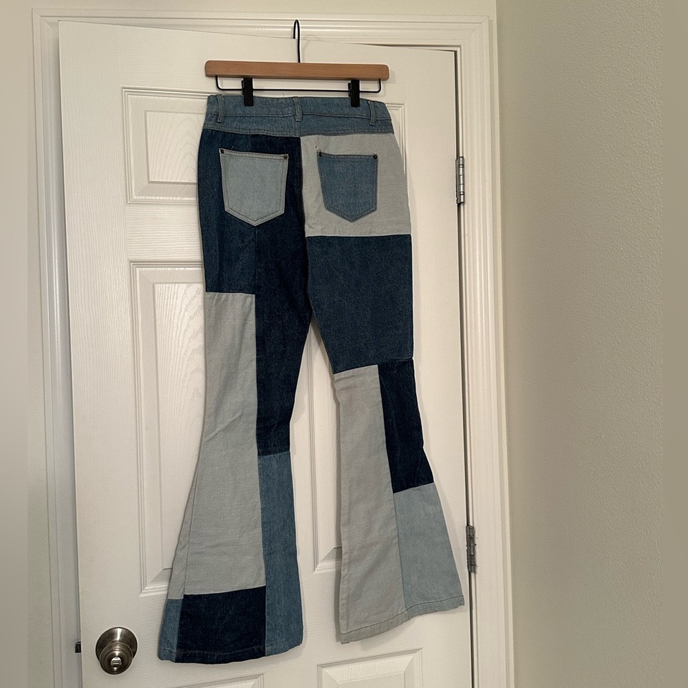Size 27 C & V (Chelsea and Violet) denim bell bottom flare jeans